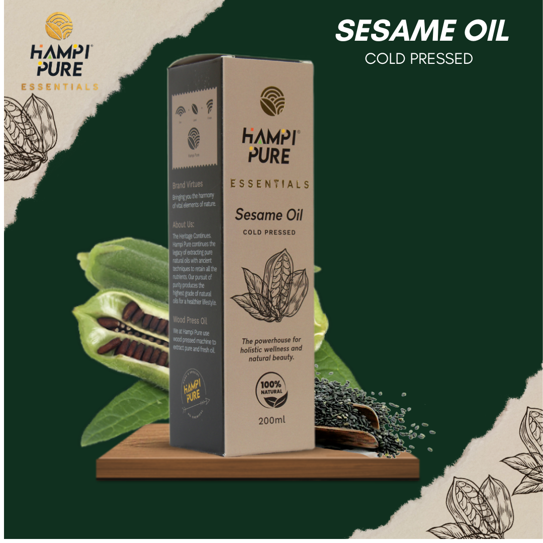 Hampi Pure Cold Pressed Sesame Oil - A Culinary and Wellness Essential