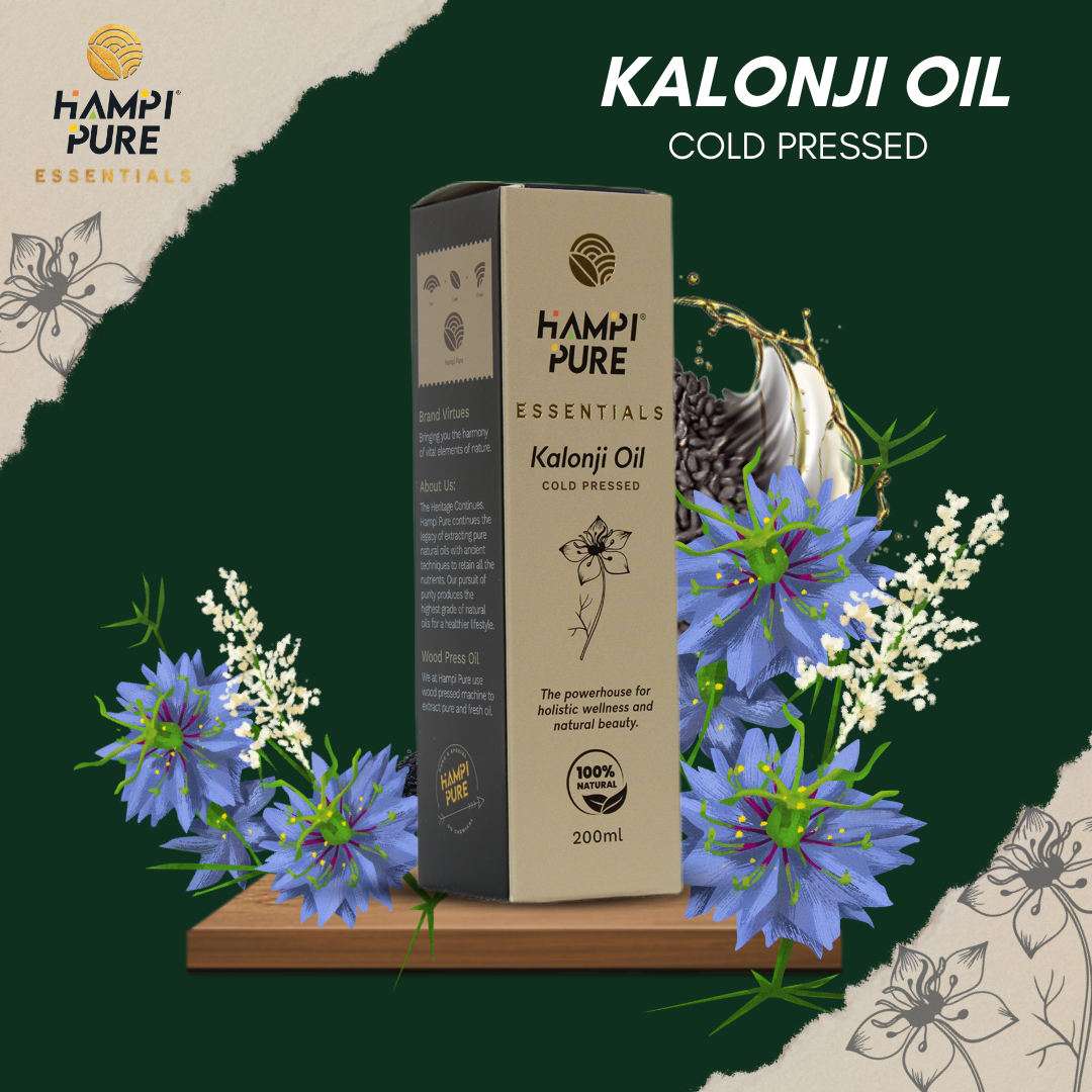 Hampi Pure Cold Pressed Kalonji Oil - Nature's Wellness Secret"